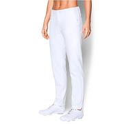 Under Armour Women Links Pant Trousers - White/True Gray Heather/White (100), 16