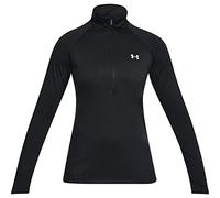 Under Armour Armour Tech Half Zip Top Womens L Black