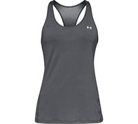 Under Armour Women UA Heatgear Racer, Tight-Fit Women's Vest with Soft Feel, Sleek Women's Sleeveless T-Shirt with Graphic Design