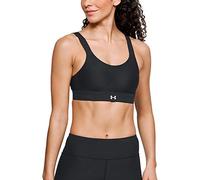 Under Armour Women UA Vanish High Sport Bra - Black/Black/Reflective (001), Size 32C