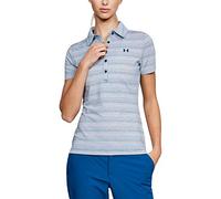 Under Armour Women Zinger Short Sleeve Novelty Polo - Moroccan Blue, Small