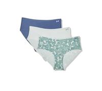 Under Armour Women's 3-Pack Pure Stretch No Show Hipster Underwear, All-Day Comfort & Ultra-Soft Fit, Downpour Gray, XL