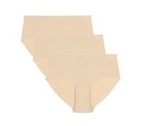 Under Armour Women's 3-Pack Pure Stretch No Show Hipster Underwear, All-Day Comfort & Ultra-Soft Fit, Hue 500, L