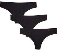 Under Armour Womens Pure Stretch Thong 3-Pack Colour: Black, Size: Extra Large