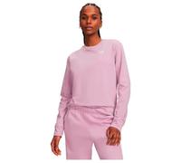 Under Armour Sport Terry Crew Sweatshirt Pink L Woman