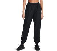 UNDER ARMOUR Women's Black Rush Woven Tracksuit Bottoms Joggers Small BNWT C787