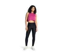 Under Armour Womens Branded Fitness Leggings Sports Bottoms Black/Pink S