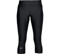 Under Armour Womens Capri Leggings XS Black HeatGear Compression Run Gym Workout