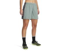 Under Armour Women's Challenger Knit Short, Comfortable and Breathable Football Shorts, Moisture-Wicking Women's Shorts with Loose Fit Black/Black/White