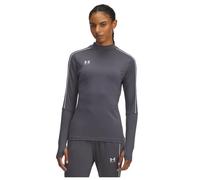 Under Armour Women's Challenger Midlayer, Soft and Comfortable Long-Sleeved Top with Thumbholes, Women's Sports Top Layer for Training and Workouts,Castlerock / / White,MD