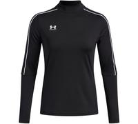 Under Armour Women's Challenger Midlayer, Soft and Comfortable Long-Sleeved Top with Thumbholes, Women's Sports Top Layer for Training and Workouts,Black / / White,LG
