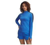Under Armour Women's Challenger Midlayer, Soft and Comfortable Long-Sleeved Top with Thumbholes, Women's Sports Top Layer for Training and Workouts,Blue Atlantis / / High Vis Yellow,SM