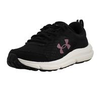 Under Armour Womens Charged Assert 10 Black/Tourmaline Pink/Metallic Tourmaline Pink 7.5 Medium