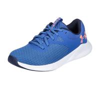 Under Armour Women's Charged Aurora 2 Cross Trainer, (402) Tech Blue/Distant Gray/Flare Orange, 8