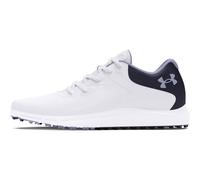 Under Armour Womens Charged Breathe 2 Spikeless Golf Shoes, Female, White/midnight navy/celeste, 6 | American Golf