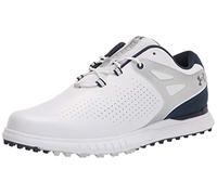 Under Armour Women's Charged Breathe Sl Golf Shoe, White (101)/Electric Tangerine, 5