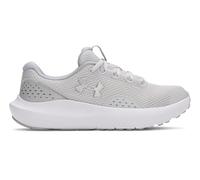 Under Armour Women's Charged Surge 4, Comfortable Women's Runners with Breathable Mesh Upper Design, Durable and Responsive Ladies' Trainers,Halo Gray / Metallic Silver / Metallic Silver,6