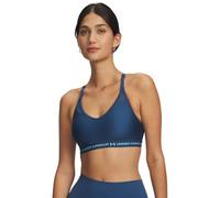 Under Armour Womens Crossback Low Impact Sports Bra, (498) Wham Blue / / Blue Haze, XS