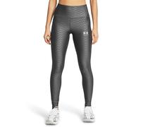 Under Armour Womens Emboss Leggings in Grey - Size UK 0-2 (Womens)
