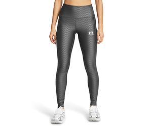 Under Armour Womens Emboss Leggings in Grey - Size UK 4-6 (Womens)