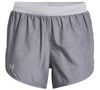 Under Armour Womens Fleecey by 2 Shorts Steel Full Heather XL