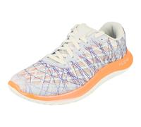 Under Armour Womens Flow Velociti Wind Running Trainers - White & Orange - Size UK 5