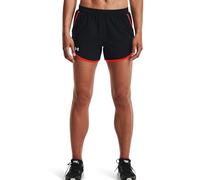 Under Armour Women's Fly by 2.0 Running Shorts, Black (018)/Phoenix Fire, Medium, Black (018)/Phoenix Fire, M