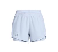 Under Armour Womens Fly by 2-in-1 Shorts Shorts, Nimbus Blue/Nimbus Blue/Reflective, M