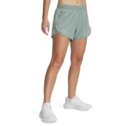 Under Armour Women's Fly by Shorts, (348) Silica Green/Silica Green/Reflective, L