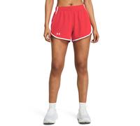 Under Armour Womens Fly by Shorts (713) Racer Red/White/Reflective Small