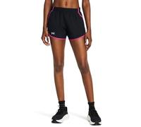 Under Armour Womens Fly By Shorts, Black / Black / Reflective, XS UK
