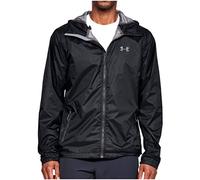 Under Armour Mens Forefront Rain Jacket Size: Large, Colour: Black