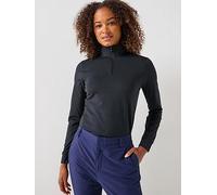 UNDER ARMOUR Womens Golf Drive 1/4 Zip Top, Black, Size S, Women Black