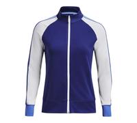 Under Armour Womens Golf Mid Layer Top XS Blue Storm Full Zip Thermal