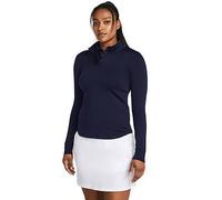 UNDER ARMOUR Womens Golf Playoff 1/4 Zip - Midnight Navy, Midnight Navy / / White, Size S, Women Midnight Navy / / White