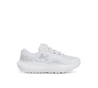 UNDER ARMOUR Women's Golf Surge Trainers - Grey, Gray / White / Metallic Silver, Size 3, Women Gray / White / Metallic Silver