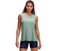 UNDER ARMOUR Women's Green Tech Slub Tank Training Top Medium BNWT C1988