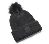 Under Armour Womens Halftime Pom Beanie Triple Black Ladies