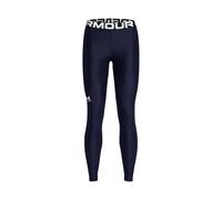 Under Armour Women's Heat Gear Legging, Quick-Drying and Breathable Women's Gym Gear, Ladies' Leggings with 4-Way Stretch Fabric,Midnight Navy / / White,SM