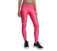 Under Armour Women's Heat Gear Legging, Quick-Drying and Breathable Women's Gym Gear, Ladies' Leggings with 4-Way Stretch Fabric,Super Pink / / White,MD