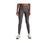 Under Armour Women's Tech High Rise Leggings, Charcoal Light Heather (019)/White, X-S Tall