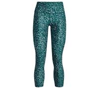 Under Armour Womens HeatGear Armour No-Slip Waistband Printed Ankle Legging Colour: Teal, Size: Extra Small