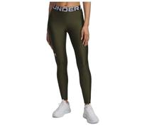 Under Armour Women's HeatGear Authentics Leggings, Expedition Green/White, S