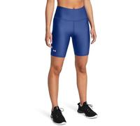 Under Armour Women's HeatGear Bike Shorts, (432) Tech Blue / / White, S