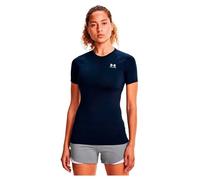Under Armour Women's HeatGear Compression Short-Sleeve T-Shirt, Midnight Navy (410)/White, X-Large