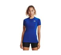 Under Armour Women's HeatGear Compression Short-Sleeve T-Shirt , Royal (400)/White , X-Large