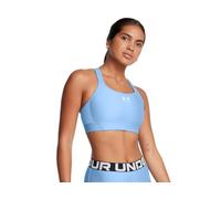 Under Armour Women's HeatGear High Support Bra, Horizon Blue / / White, S