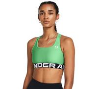 Under Armour Womens HeatGear Medium Impact Sports Branded Bra Green XL