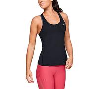 Under Armour Womens HeatGear Racer Tank Shirt, Black, XXL EU