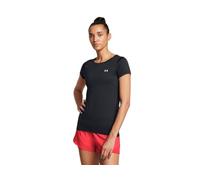 Under Armour Women's HeatGear Short-Sleeve T-Shirt Tech Mesh SS, (002) Black / / White, XX-Large